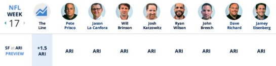 CBSSports Experts - Week 17