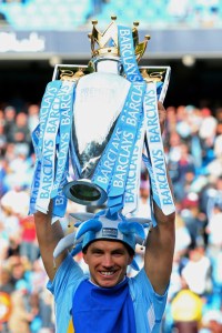 City super-sub Edin Džeko, upon winning the 2012 Barclays Premier League title.