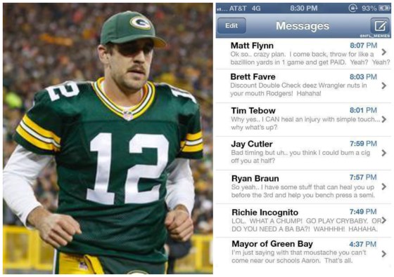 Rodgers Out - Week 16