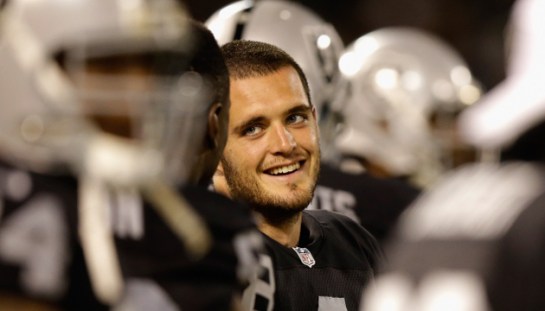 at O.co Coliseum on August 28, 2014 in Oakland, California.